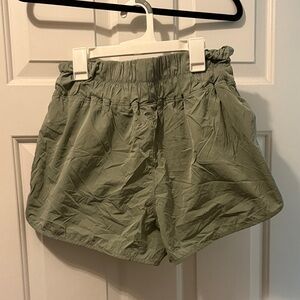 Yogalicious Sage Green Athletic Shorts